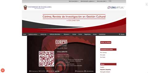 Córima, Revista de Investigación en Gestión Cultural</br> Universidad de Guadalajara (México)